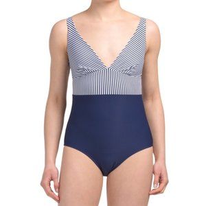 Nip tuck Sorrento Stripe Karen One Piece Swim Navy